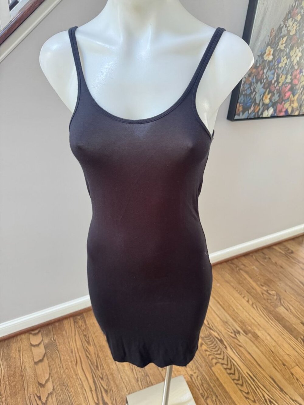 T by Alexander Wang LBD Tank Mini Dress Black Size XS